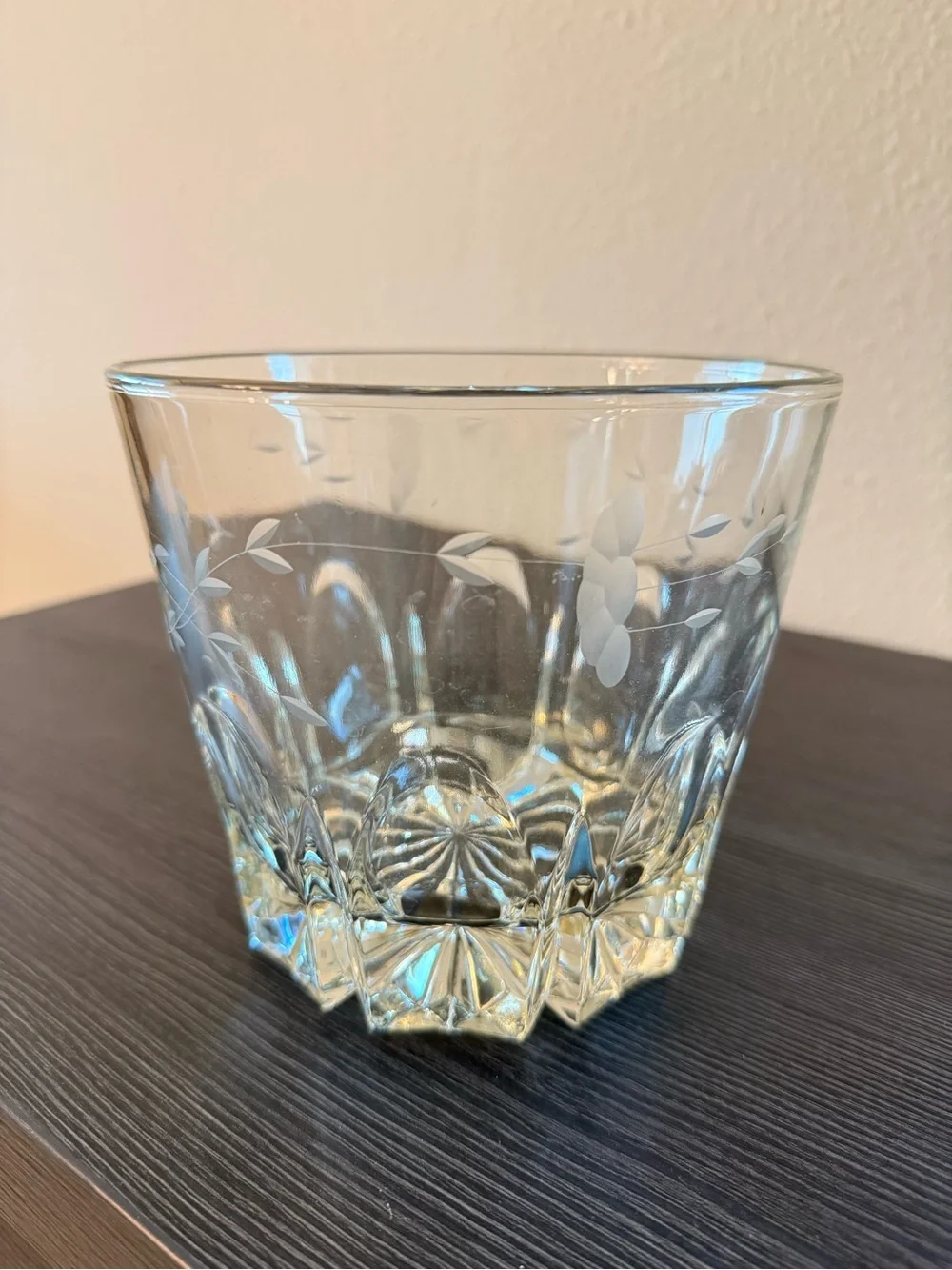 1x Vintage Princess House Heritage Crystal Ice Bucket